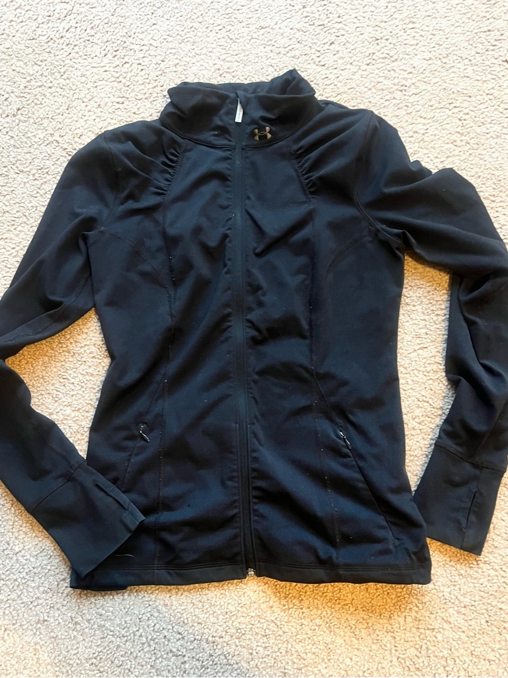 Under Armour Women's Black Full-Zip Performance Jacket